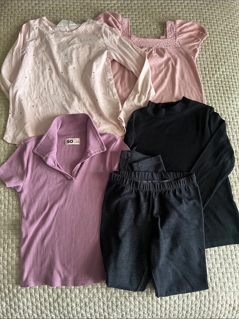 Girls Set of 5 items size 6X/7